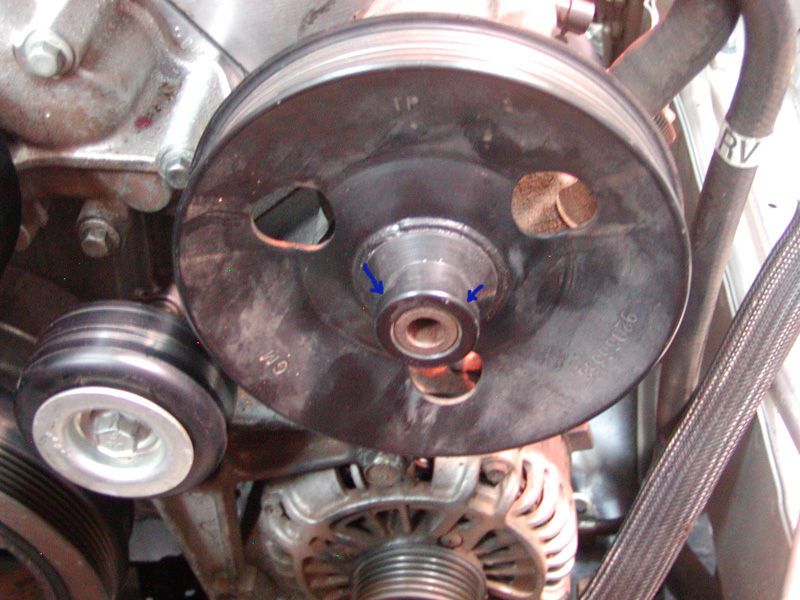 removing power steering pully